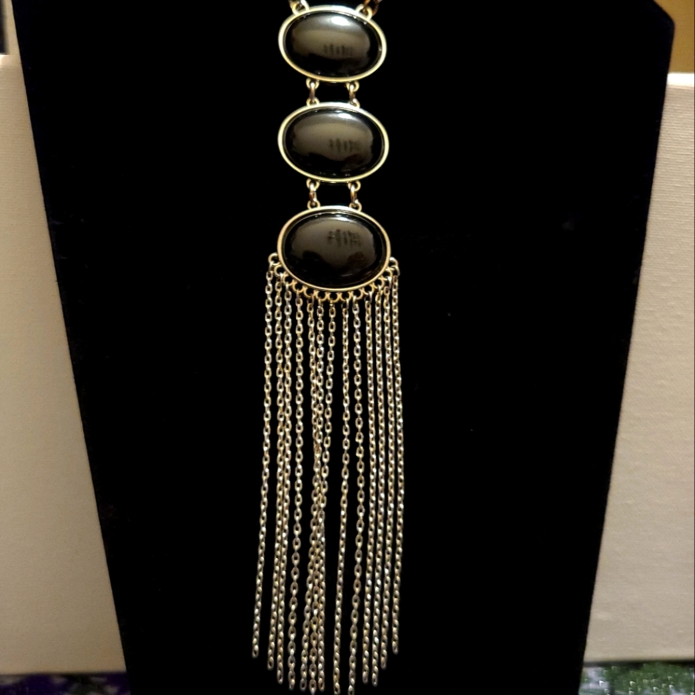 Extra-long New York and Company Statement Necklace